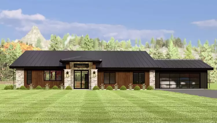 image of barndominium house plan 11975