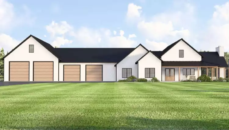 image of barndominium house plan 12197