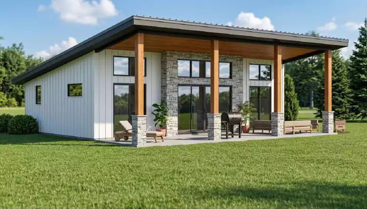 image of 2 bedroom house plan 12347