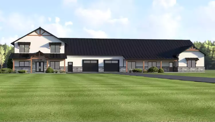 image of duplex house plan 12623