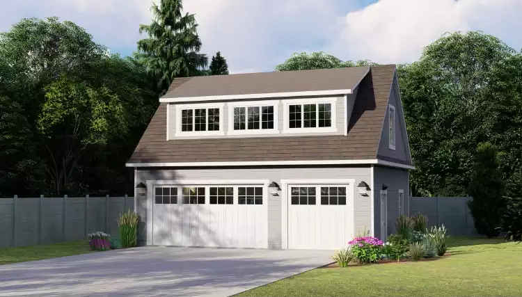 image of garage house plan 11504