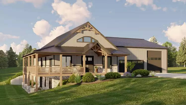 image of barndominium house plan 11246