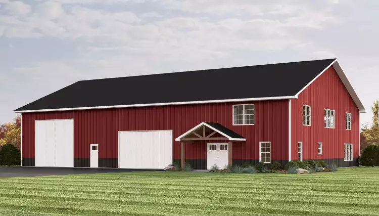 image of barndominium house plan 11277