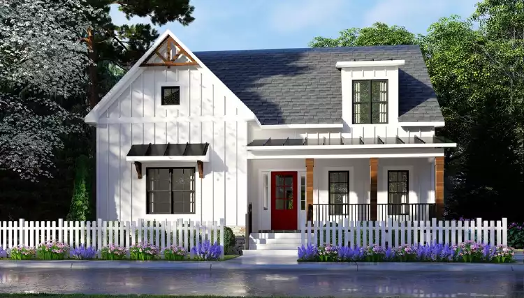 image of 2 story cottage house plan 11103