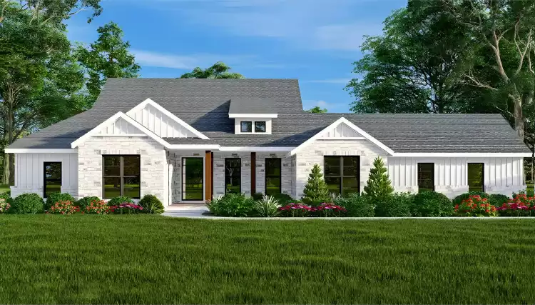 image of southern house plan 11075