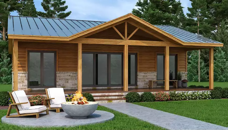 image of 1001 - 1500 square feet house plan 2045