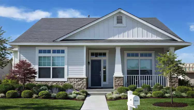 image of single story cottage house plan 5380