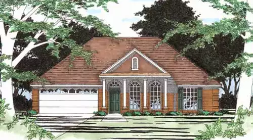 image of southern house plan 5386