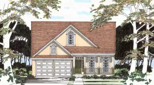 image of 1.5 story house plan 2895