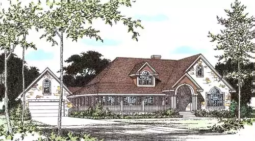 image of bonus room house plan 5425