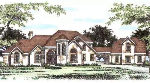 image of bonus room house plan 5444