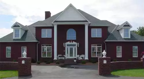 image of colonial house plan 2970