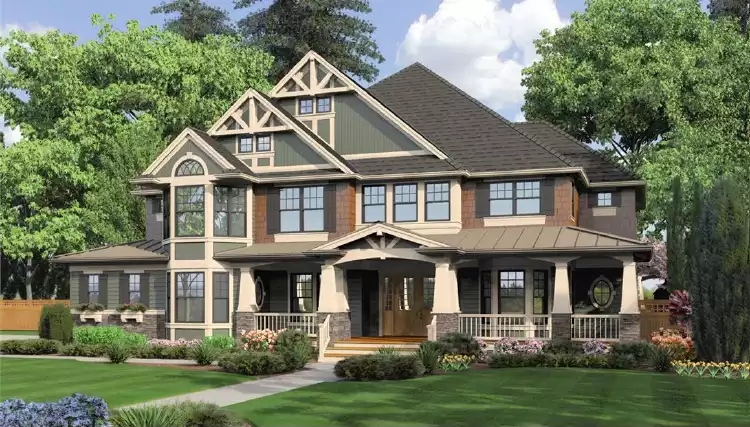 image of large traditional house plan 3364
