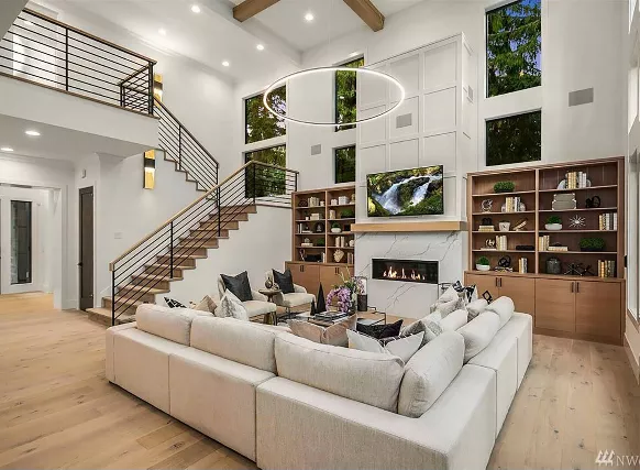 High Ceiling Open Concept House Plan Open Concept Vs. Defined Spaces: