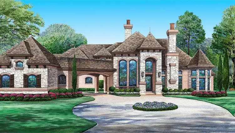 image of 5001 square feet and up house plan 4694