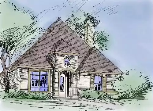 image of cottage house plan 4843