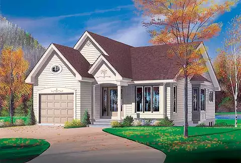 image of ranch house plan 4199