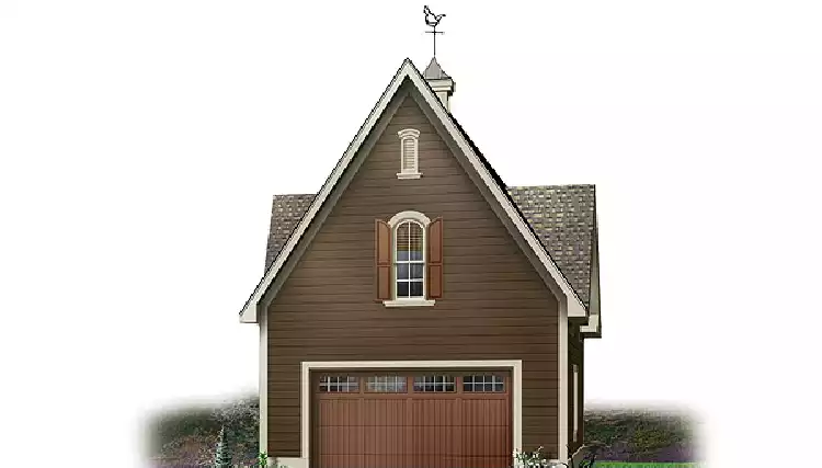 image of garage house plan 1221