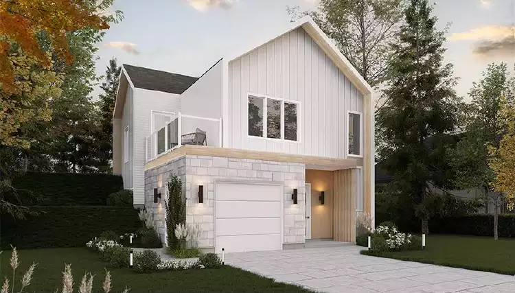 image of scandinavian house plan 10160