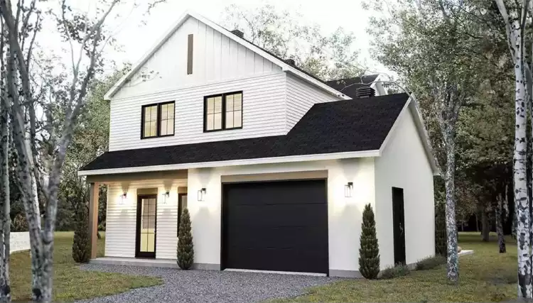 image of small farmhouse plans with porches plan 10696