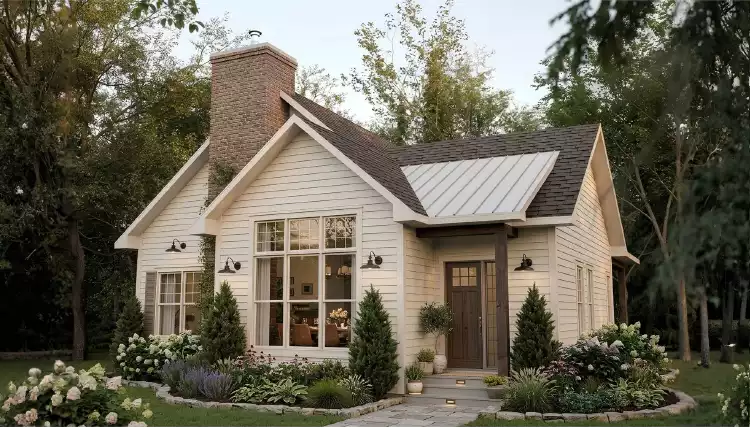 image of small french country house plan 10700