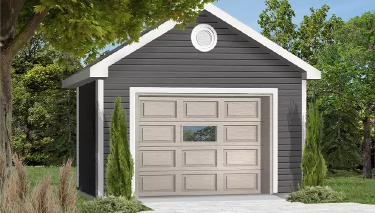 image of garage house plan 1223