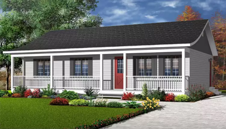 image of 1001 - 1500 square feet house plan 3686