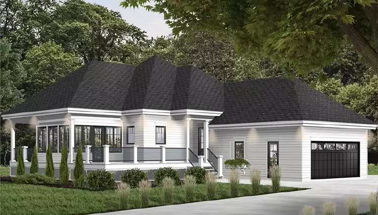 image of affordable lake house plan 4570