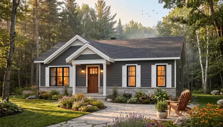 image of affordable ranch house plan 4772