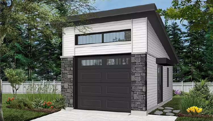 image of garage house plan 4929