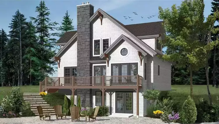 image of cape cod house plan 4954