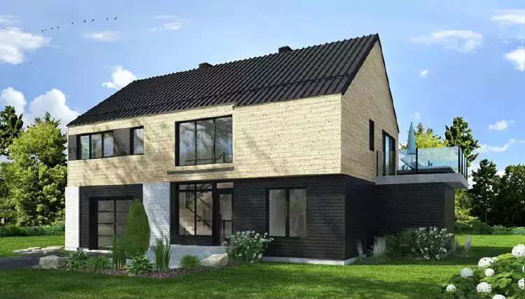 image of scandinavian house plan 4965