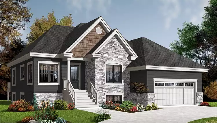 image of 1001 - 1500 square feet house plan 5318