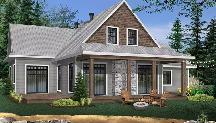 image of cottage house plan 6097