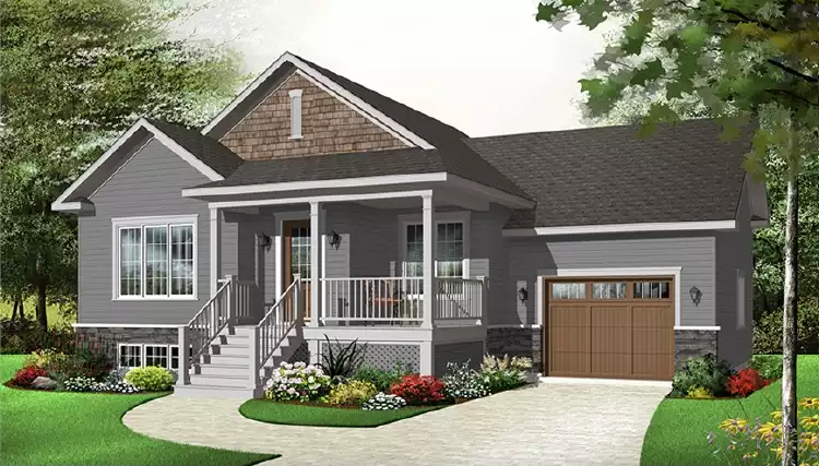 image of small bungalow house plan 6363