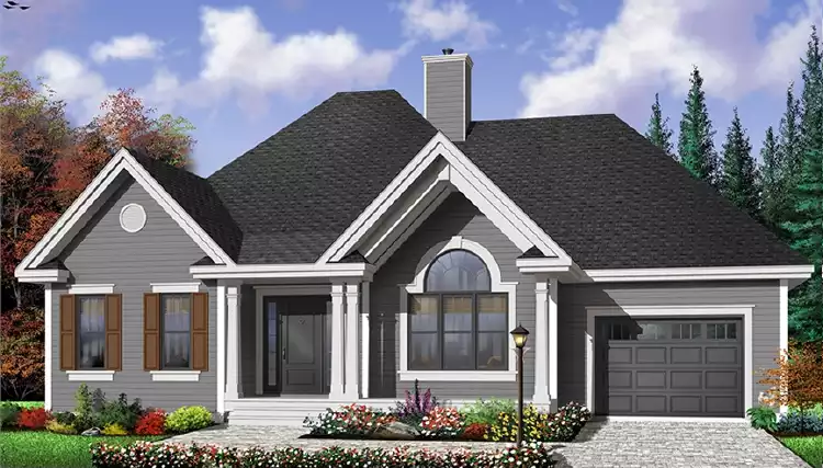 image of ranch house plan 6403