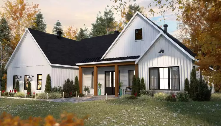 image of ranch house plan 6613
