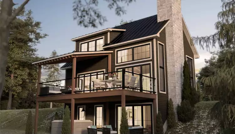 image of beach house plan 6616