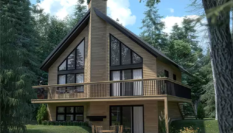 image of affordable lake house plan 7481