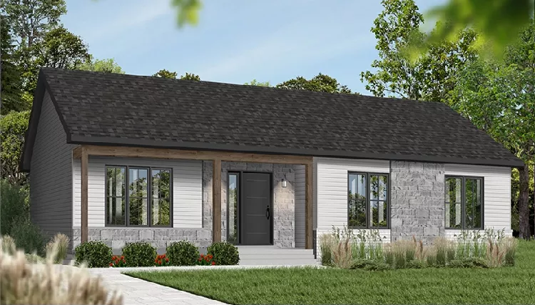 image of 1001 - 1500 square feet house plan 7853