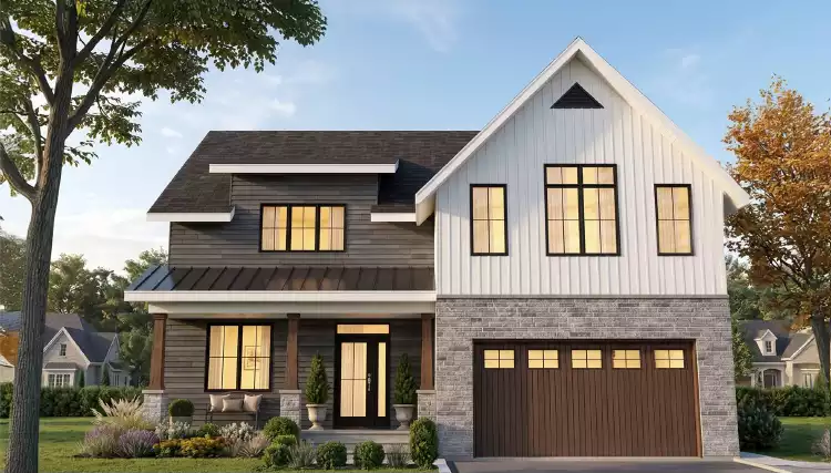 image of farmhouse plan 8344
