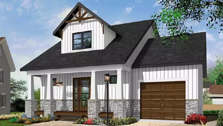image of farmhouse plan 9689