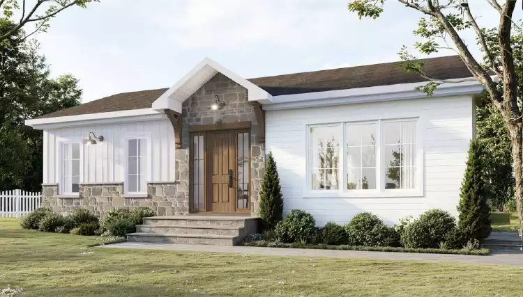 image of 2 bedroom house plan 9788