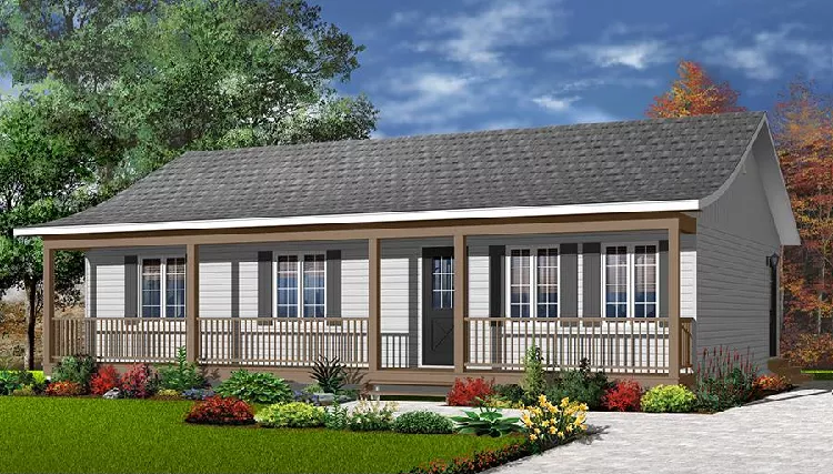 image of ranch house plan 9790