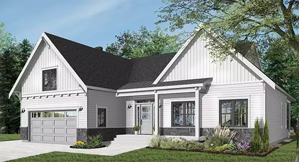 image of traditional house plan 7310