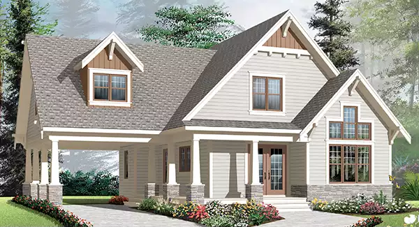 image of small cape cod house plans with garage plan 7348