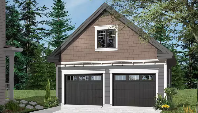 image of garage house plan 4561