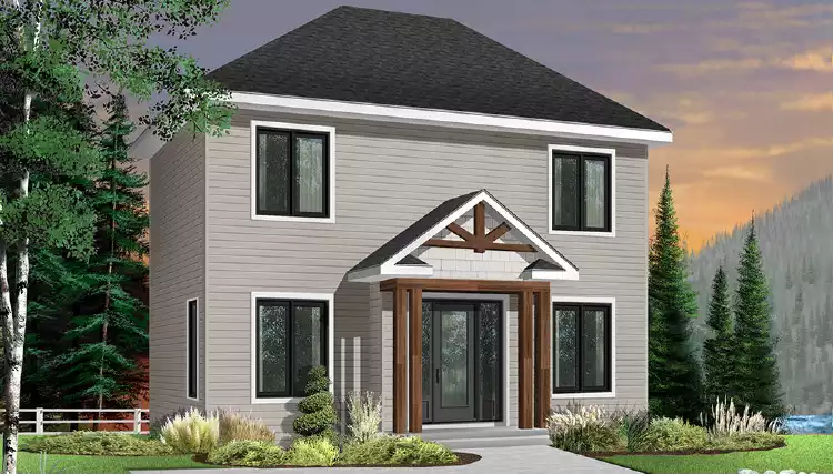 image of french country house plan 4682