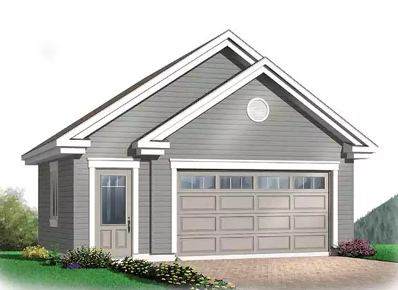 image of small craftsman house plans with garage plan 4638