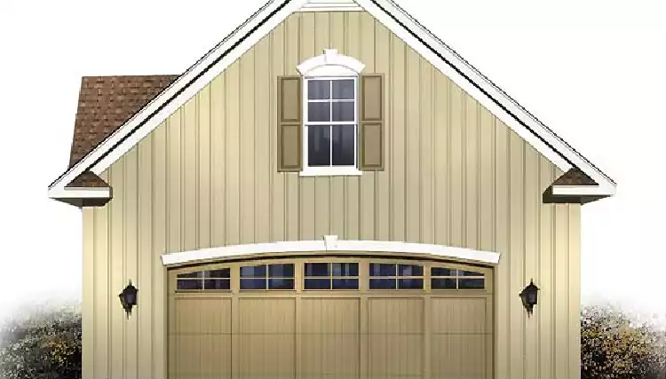 image of garage house plan 4566